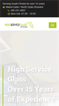 Mobile Screenshot of highserviceglassfl.com